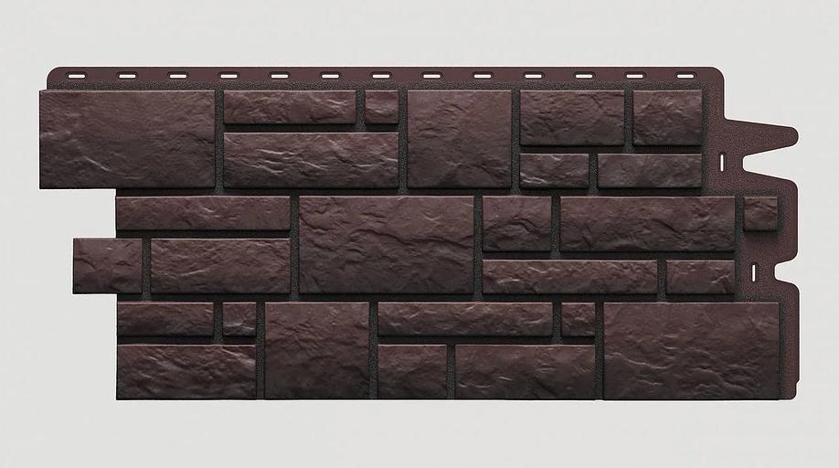 Фасадная панель под мрамор Burg «Тёмный» опт фото 3