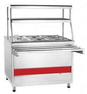 Мармит вторых блюд ЭМК-70КМ паровой, 2 полки, столешн. нерж., арт.21000010098 фото 1