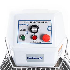 Тестомес спиральный FoodAtlas Eco HS-40A, 220В фото 7