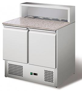 Стол для пиццы c 2 дверьми для формата GN1/1 Koreco PS900 фото 1