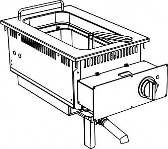 Фритюрница Apach Sldi7Frie4S15 встраиваемая 700 серии фото 1