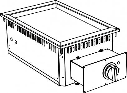 Жарочная поверхность Apach Chef Line Sldi7Fte4Cr электрическая встраиваемая 700 серии фото 1