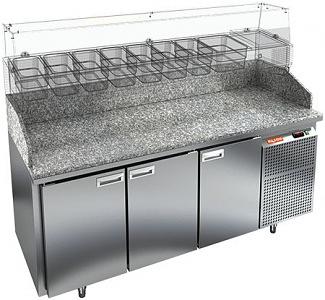 Стол для пиццы Hicold Pz3-111/Gn камень фото 1