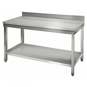 Стол разделочный 600x700x850+100 мм нерж VA-WT6070BS фото 1