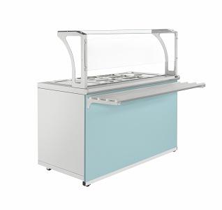 Мармит вторых блюд Luxstahl МВП (С)-1500 паровой (Цвет фасада 3354PR Венге Цаво) фото 4