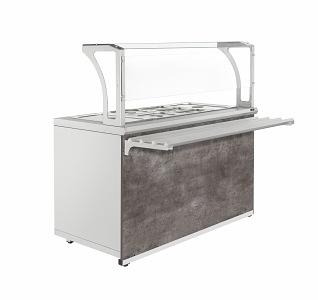 Мармит вторых блюд Luxstahl МВП (С)-1500 паровой (Цвет фасада 3354PR Венге Цаво) фото 5