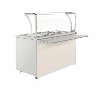 Мармит вторых блюд Luxstahl МВП (С)-1500 паровой (Цвет фасада 3354PR Венге Цаво) фото 7