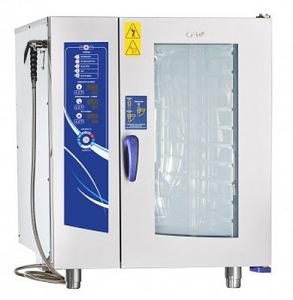 Пароконвектомат Abat ПКА 10-1/1ПМ2 арт.11000035572 лицо нерж. фото 1