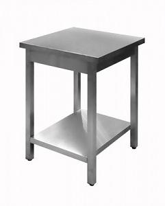 Стол универсальный Luxstahl СПУ-8/6 со сплошной полкой нерж фото 2