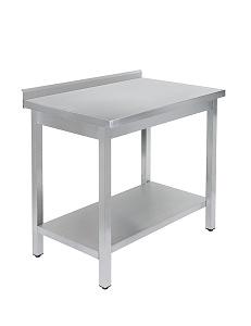 Стол универсальный Luxstahl СПУ-12/7 со сплошной полкой нерж фото 4