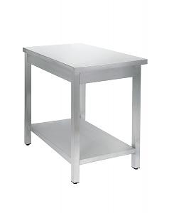 Стол универсальный Luxstahl СПУ-12/7 со сплошной полкой нерж фото 6