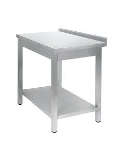 Стол универсальный Luxstahl СПУ-12/7 со сплошной полкой нерж фото 7
