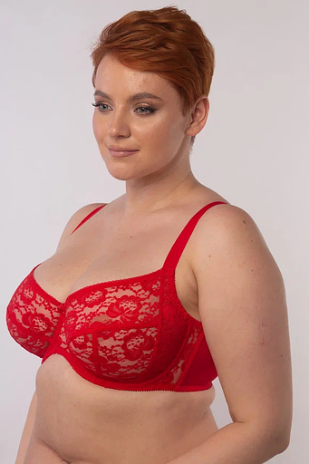 Бюстгальтер АйЛайк модель № 777 цвет красный ОПТ фото 2