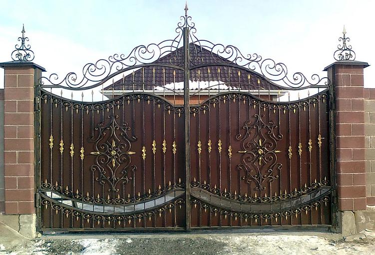 Ворота Metall Expert кованые, код В-1 фото 1