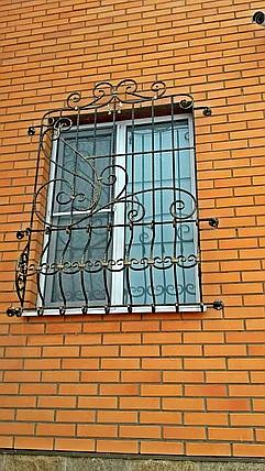 Решетка оконная Metall Expert кованая, код Р-2 фото 1