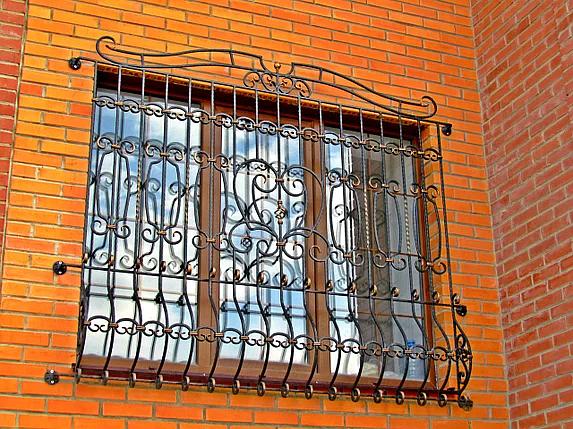 Решетка оконная Metall Expert кованая, код Р-3 фото 1