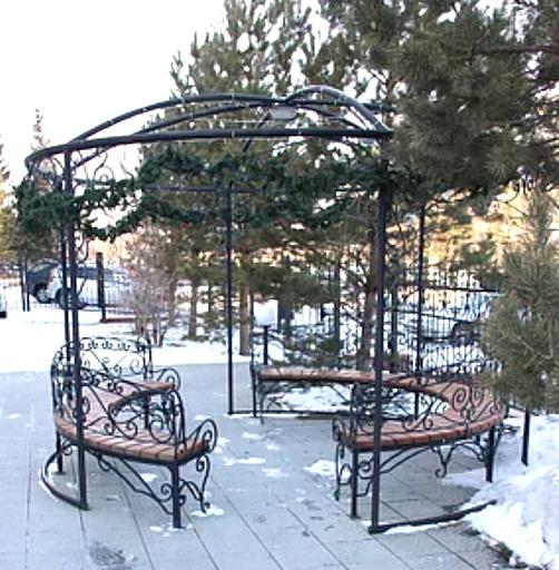 Беседка Metall Expert кованая садовая фото 1