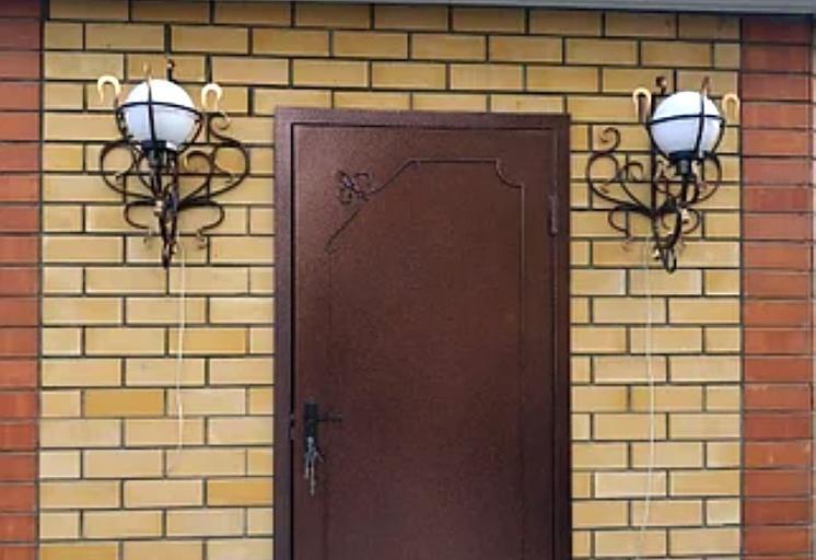 Фонарь Metall Expert кованый с позолотой фото 1