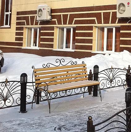 Лавочка Metall Expert кованая фото 1