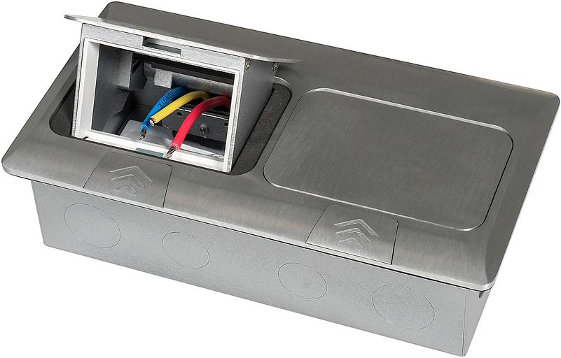 Напольный лючок Feilifu HTD-ZN-1602L на 6 модулей ОПТ фото 1