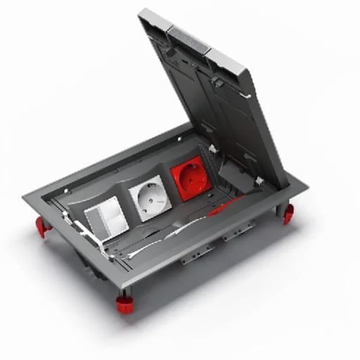 Напольный лючок Aemsa на 6 модулей ОПТ фото 1