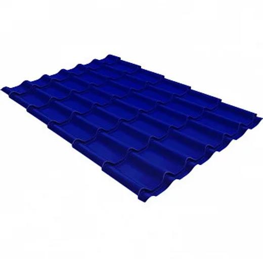 Металлочерепица супермонтеррей Полиэстер 0,7 RAL 5002 ОПТ фото 1