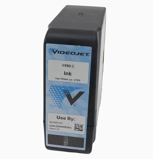 Чернила белые V490-С для маркировочных принтеров Videojet, 600 мл. фото 1