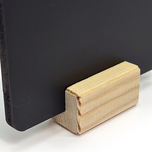 Ценник матовый 85х55мм на деревянной подставке фото 2