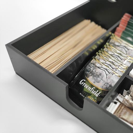 Органайзер №4 для стаканчиков, салфеток, мешалок и пакетированного сахара фото 3