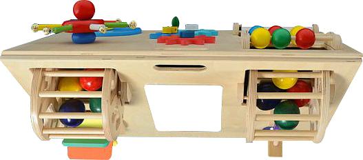 Двухсторонняя тактильная панель «Звездочка» 380х610х250 мм фото 2