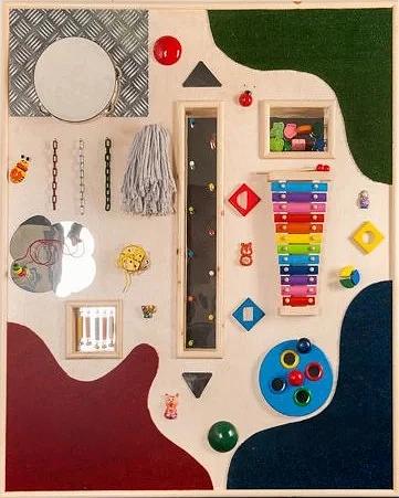 Акустическая настенная тактильная панель 120х100 см фото 1