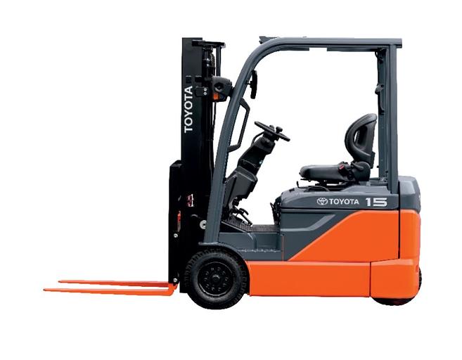 Электропогрузчик Toyota 8FBE15 вилочный трехколесный фото 1