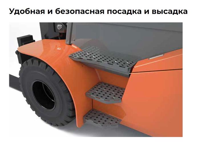 Электропогрузчик Toyota 8FBМТ35 вилочный четырехколесный фото 3