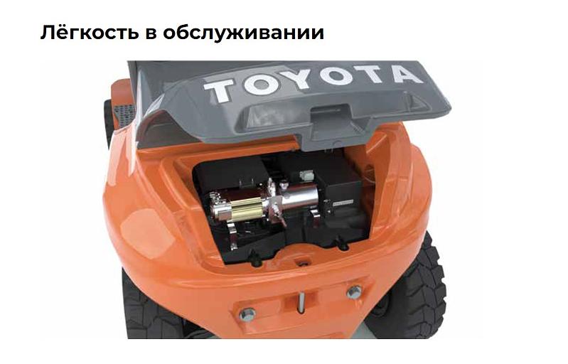 Электропогрузчик Toyota 8FBМТ45 вилочный четырехколесный фото 5