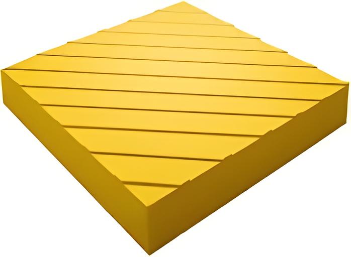 Тактильная плитка бетонная 500х500 поворот ОПТ фото 1