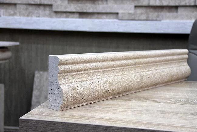 Профиль из травертина для оформления окон, дверей и арок ОПТ фото 1