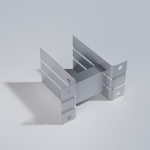 Кронштейн крепежный межэтажный усиленный в сборе оцинкованный ККМ ОПТ фото 1