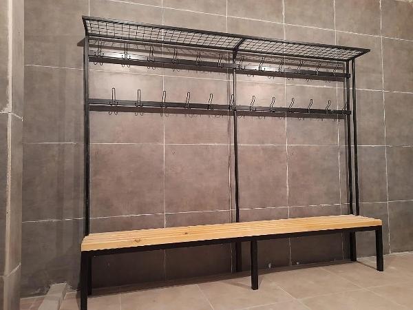 Вешалка для одежды с полкой, под заказ фото 1