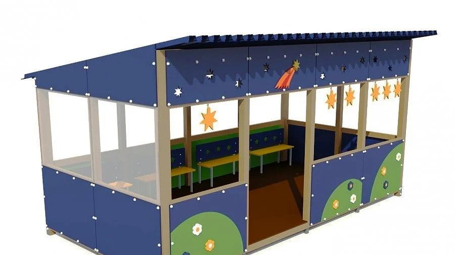 Веранда «Звездопад» под заказ, код 8601-0106-0401 фото 1