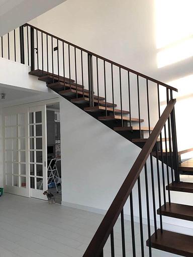 Лестница на монокосоуре Г-образная под заказ фото 5