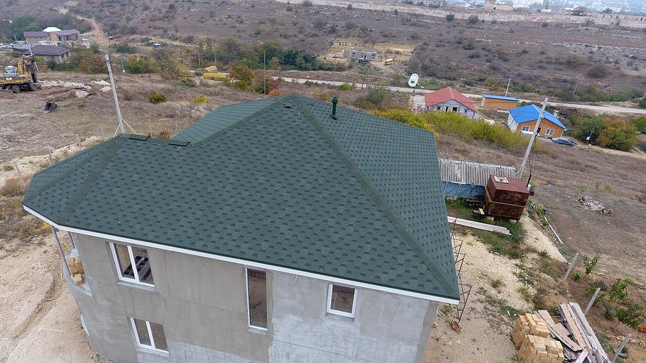 Гибкая черепица Döcke PIE Europa «Карат» зелёный опт фото 2