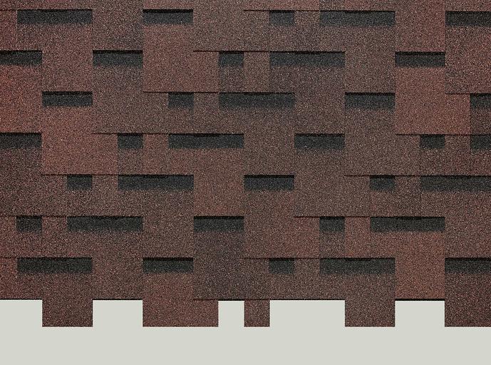 Гибкая черепица Döcke PIE Europa «Matrix» коричневый опт фото 1