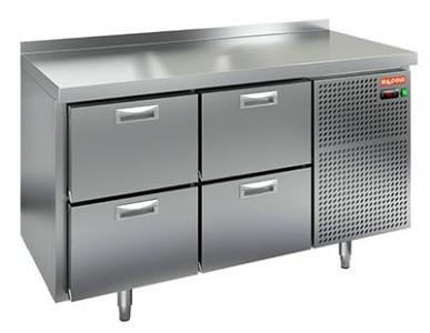 Стол охлаждаемый Hicold GN 22/TN (-2+10), 4 ящ, 1390х700х850 фото 1