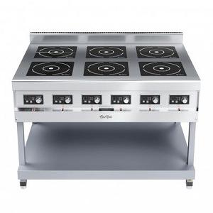 Плита индукционная Abat КИП-69П-3,5 арт.71000019580 краш.подставка 6-ти конфорочная фото 1