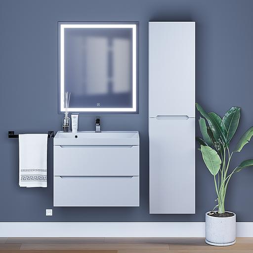 Тумба под раковину для ванной Uperwood Tanos 70 см, подвесная, белая матовая фото 6