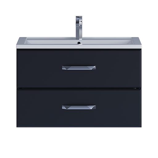 Тумба под раковину для ванной Uperwood Foster 80 см, подвесная, черная фото 10