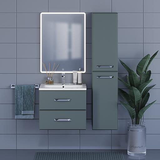 Пенал Uperwood Foster 36*30*160 см, подвесной, серый графит фото 2