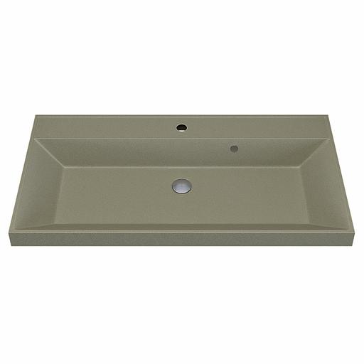 Раковина кварцевая для ванной комнаты Uperwood Classic Quartz 90 см, бежевая матовая, десерт фото 5