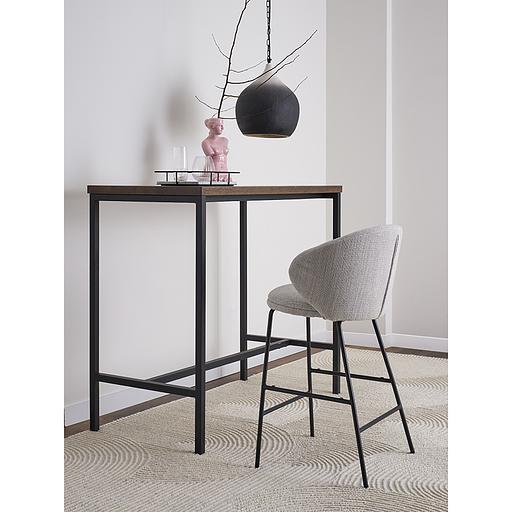 Стул полубарный Comfy, рогожка, топленое молоко фото 6