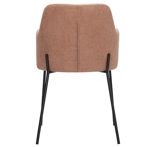 Стул Dwight, фактурный шенилл, коралловый фото 4